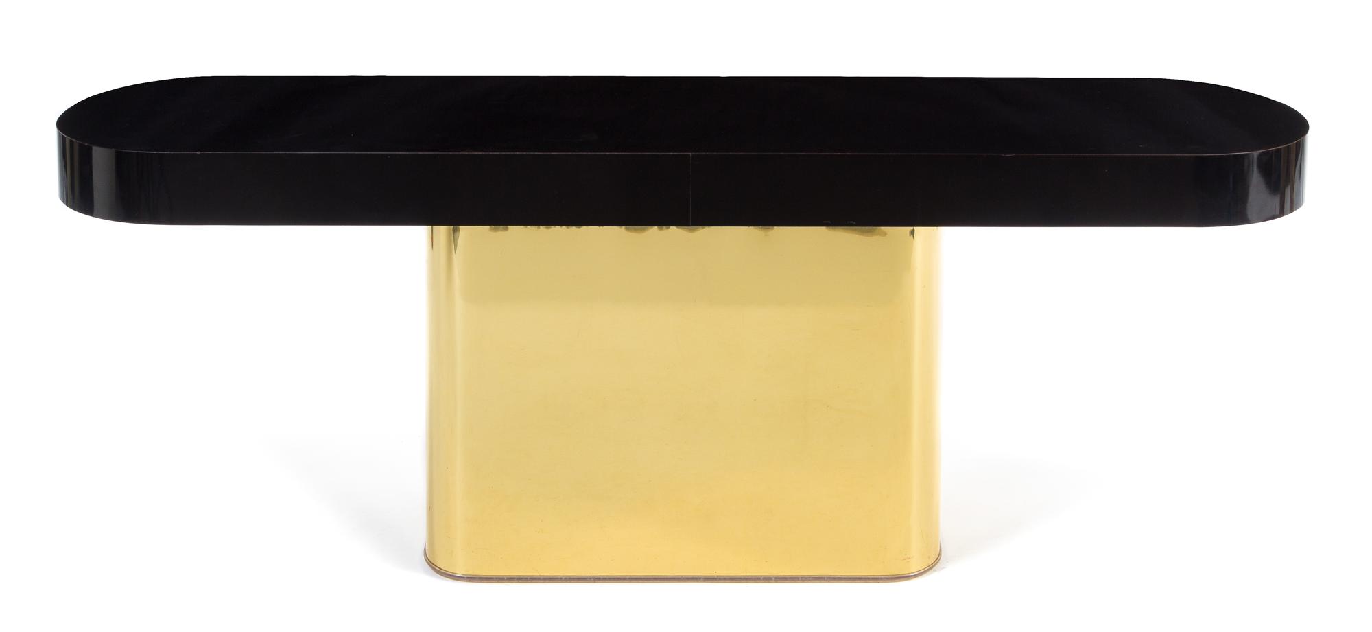 Milo Baughman (American, 1923-2003), c.1960, a low console table
