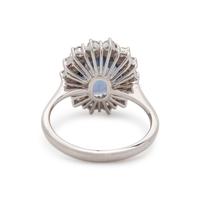 SAPPHIRE AND DIAMOND RING