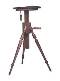 [EARLY PHOTOGRAPHY]. Two replica daguerreotype tripods made by Robert W. Lisle.