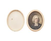 After John Singleton Copley (1738-1815), A Portrait Miniature of Reverend Samuel Cooper (1725-1783) of Boston, Massachusetts