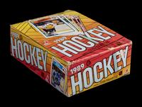 An Unopened Wax Box of 1988-89 O-Pee-Chee Hockey Cards