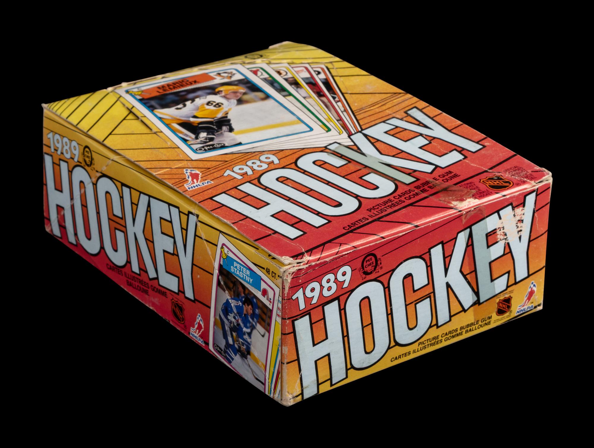 An Unopened Wax Box of 1988-89 O-Pee-Chee Hockey Cards