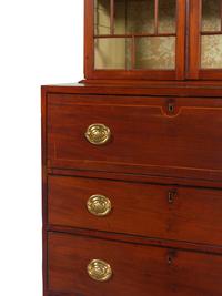 A George III Style Mahogany Secretary Bookcase