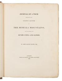 FRASER, James Baillie. Journal of a Tour through part of the Snowy Range of the Himala Mountains. London, 1820. FIRST EDITION.