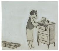 Kojo Griffin, (American, b. 1971), Untitled (Woman at dresser w/suitcase), 2002