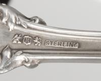 An American Silver Flatware Service, Reed & Barton, Taunton, MA, Marlborough pattern, comprising: 10 dinner knives 10 dinner forks 13 s