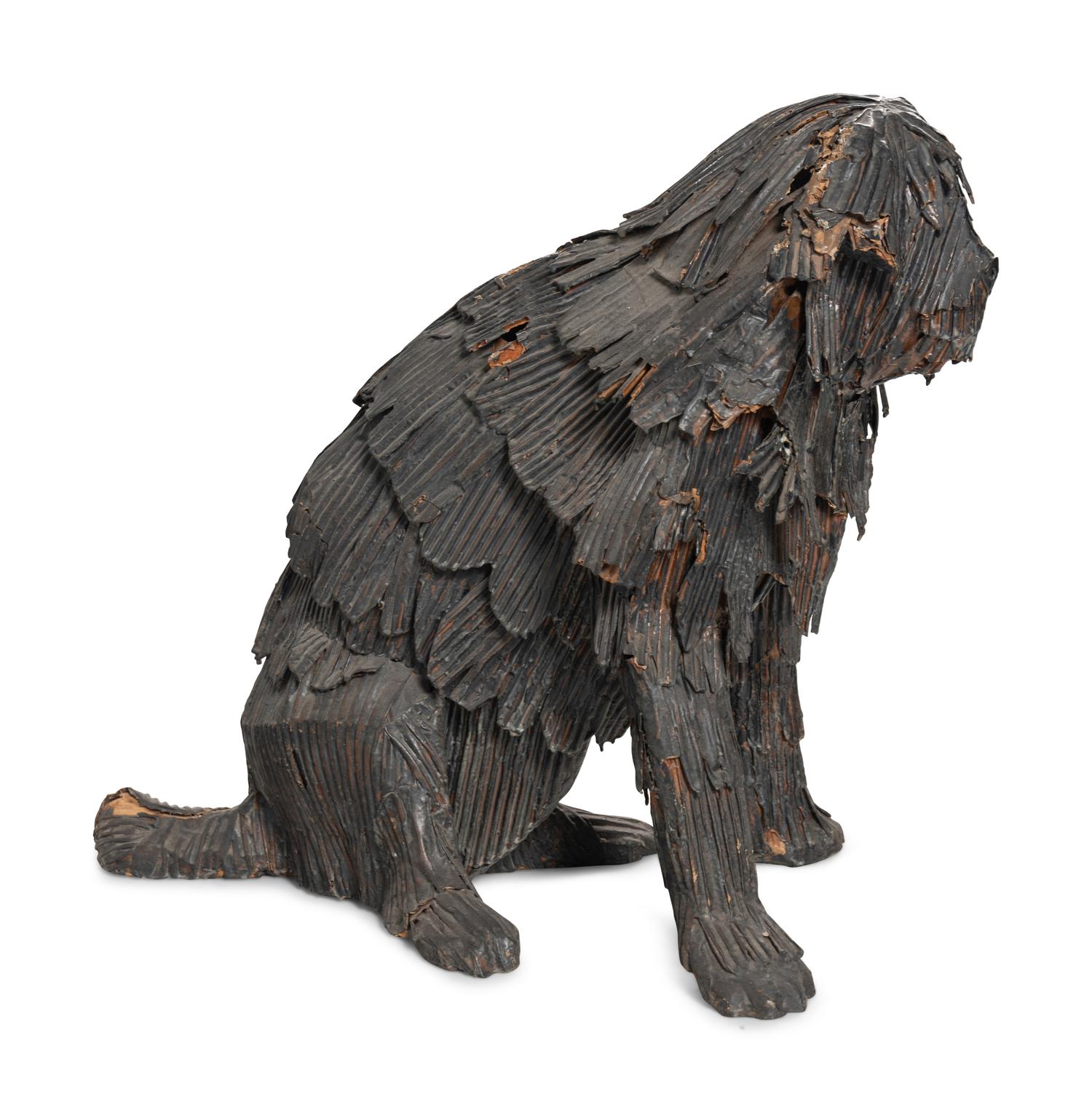 A Papier Mache Hungarian Puli