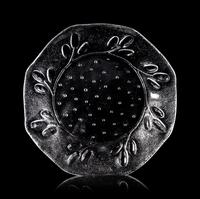 A Set of Twenty-Four Glass Salad Plates