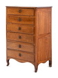 A Louis XV Provincial Walnut Semainier