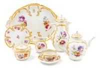 A Berlin (K.P.M.) Porcelain Dessert Service Width of tray 17 inches. — 19TH/20TH CENTURY