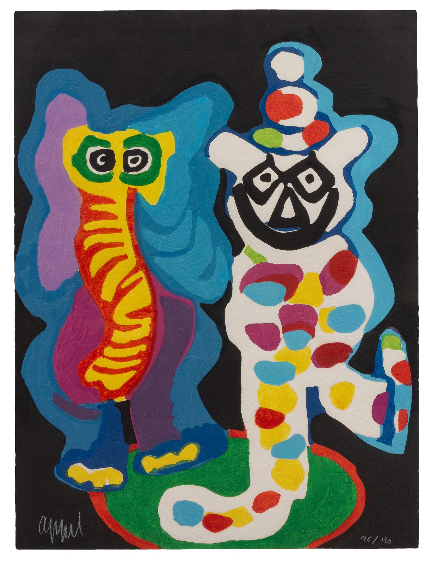 Karel Appel, (Dutch, 1921-2006), Circus (Volume I), 1978 (a group of ten prints)