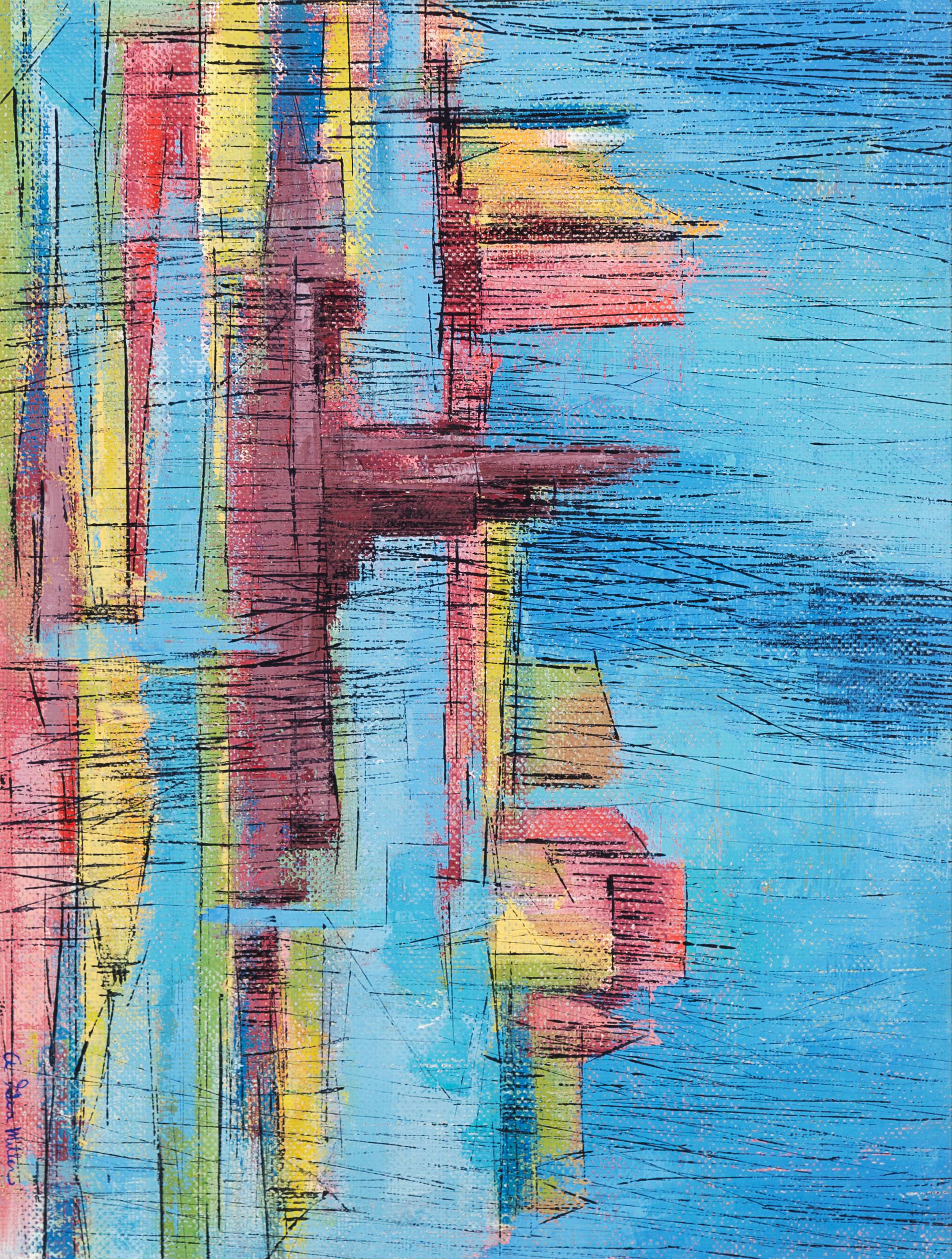 A. George Miller, (American, 1905-1982), Untiled (Abstract Landscapes), c. 1930 (a group of seven works)