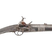 Albanian Tanchika Miquelet Musket Signed Lazari Cominaz