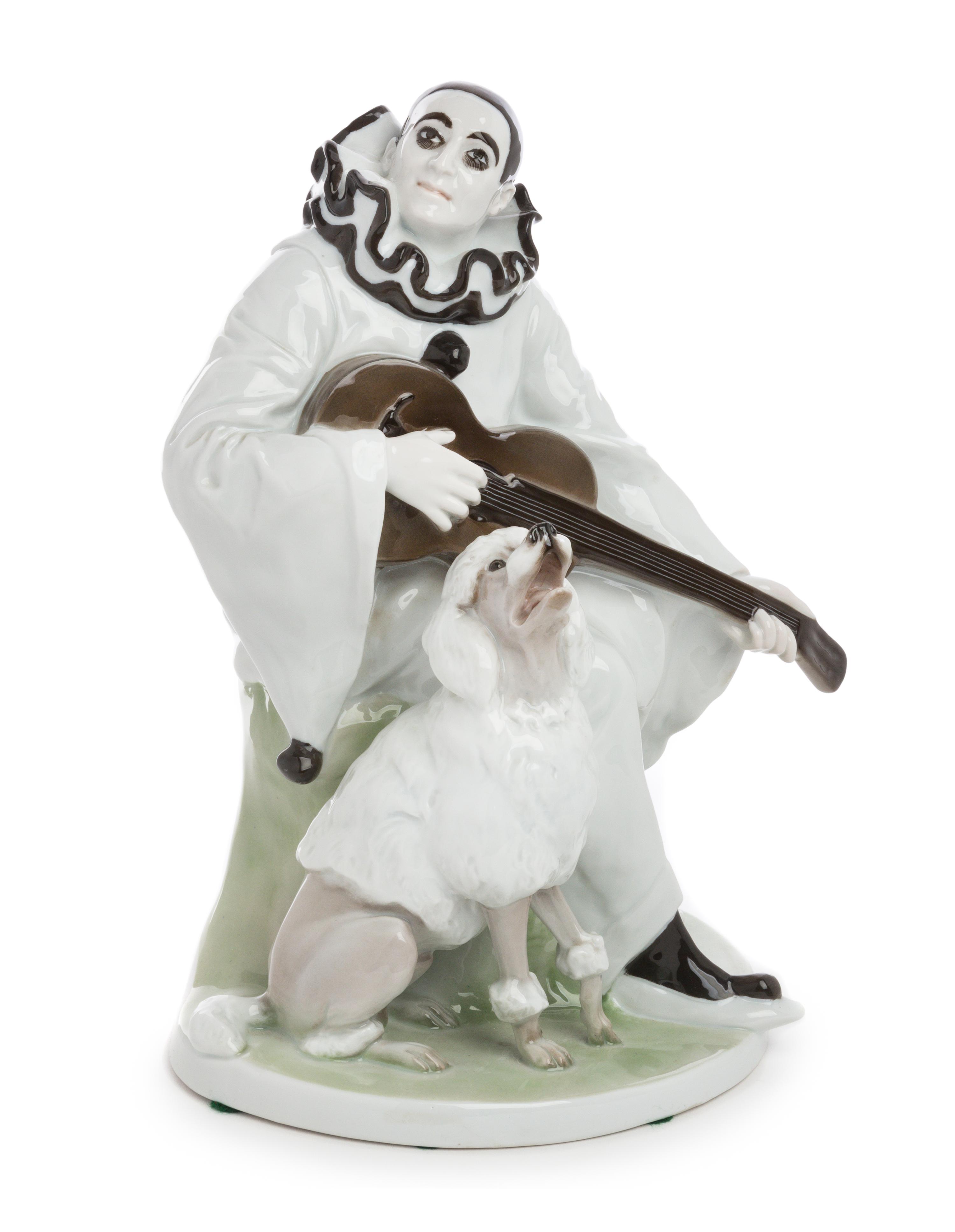 A Rosenthal Porcelain Figure Height 13 3/4 inches. — DESIGNED BY RUDOLF MARCUSE, 1913