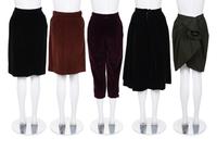 Five Yves Saint Laurent Skirts and Pants, 1970-2000s