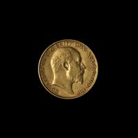 [GREAT BRITAIN] 1909 Edward VII Gold Half Sovereign