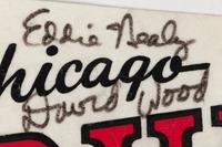 A 1988-89 Chicago Bulls Team Signed Autograph Pennant Including Michael Jordan (Beckett Authentication Services BAS Certified),