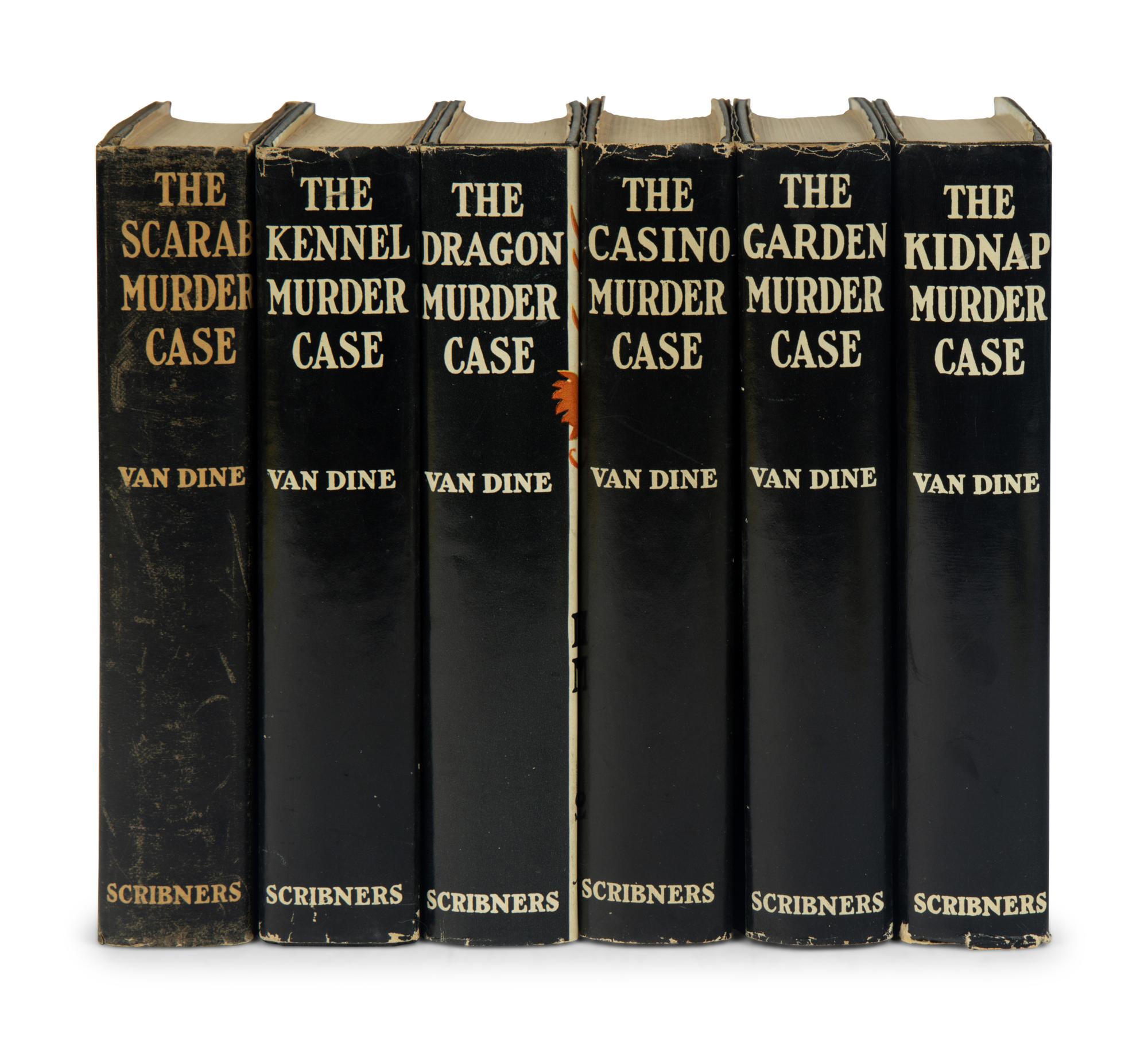 WRIGHT, William Huntington ("S.S. Van Dine") (1888-1939). A group of 6 Philo Vance titles, ALL FIRST EDITIONS, INSCRIBED, comprising: