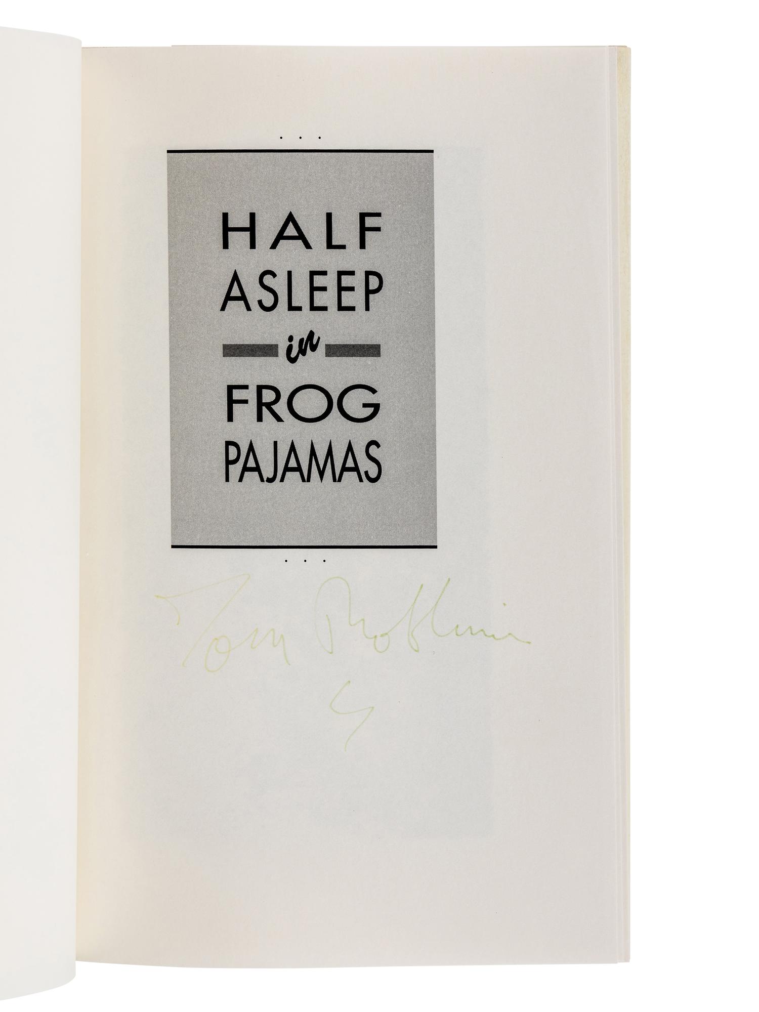 ROBBINS, Tom (b. 1932). A group of 5 FIRST EDITION works by Robbins, MOST SIGNED, comprising: