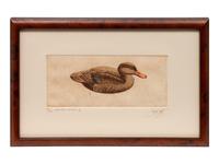 Four Prints: Mallard Decoy , edition 76/100; Mallard Carving , Artist's Proof; Duck Club Relics , edition 39/100; Mason Premier , edition 75/100