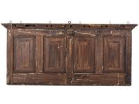 An English Carved Oak Architectural Wall Panel