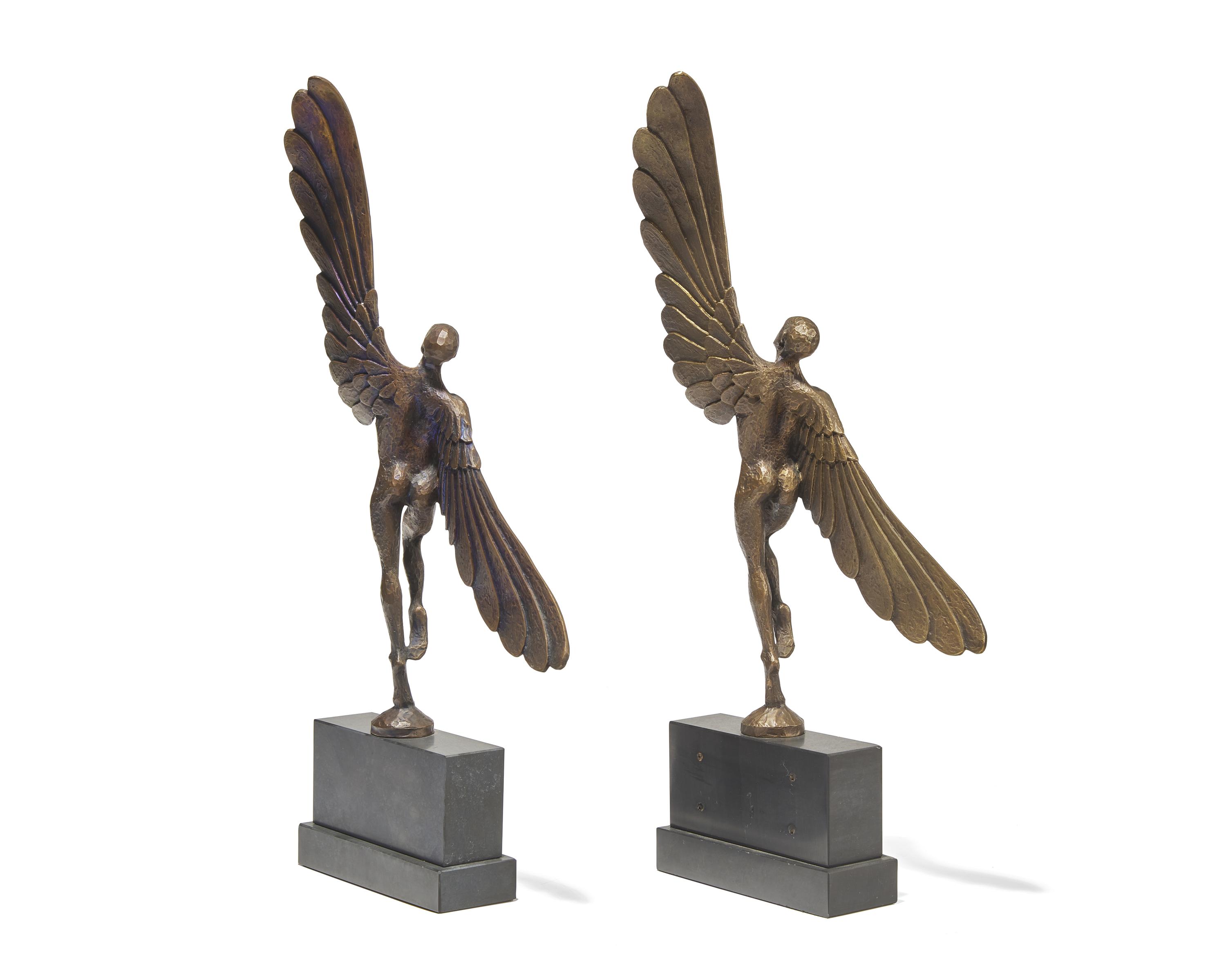 Pair of Dancing Icarus Sculptures