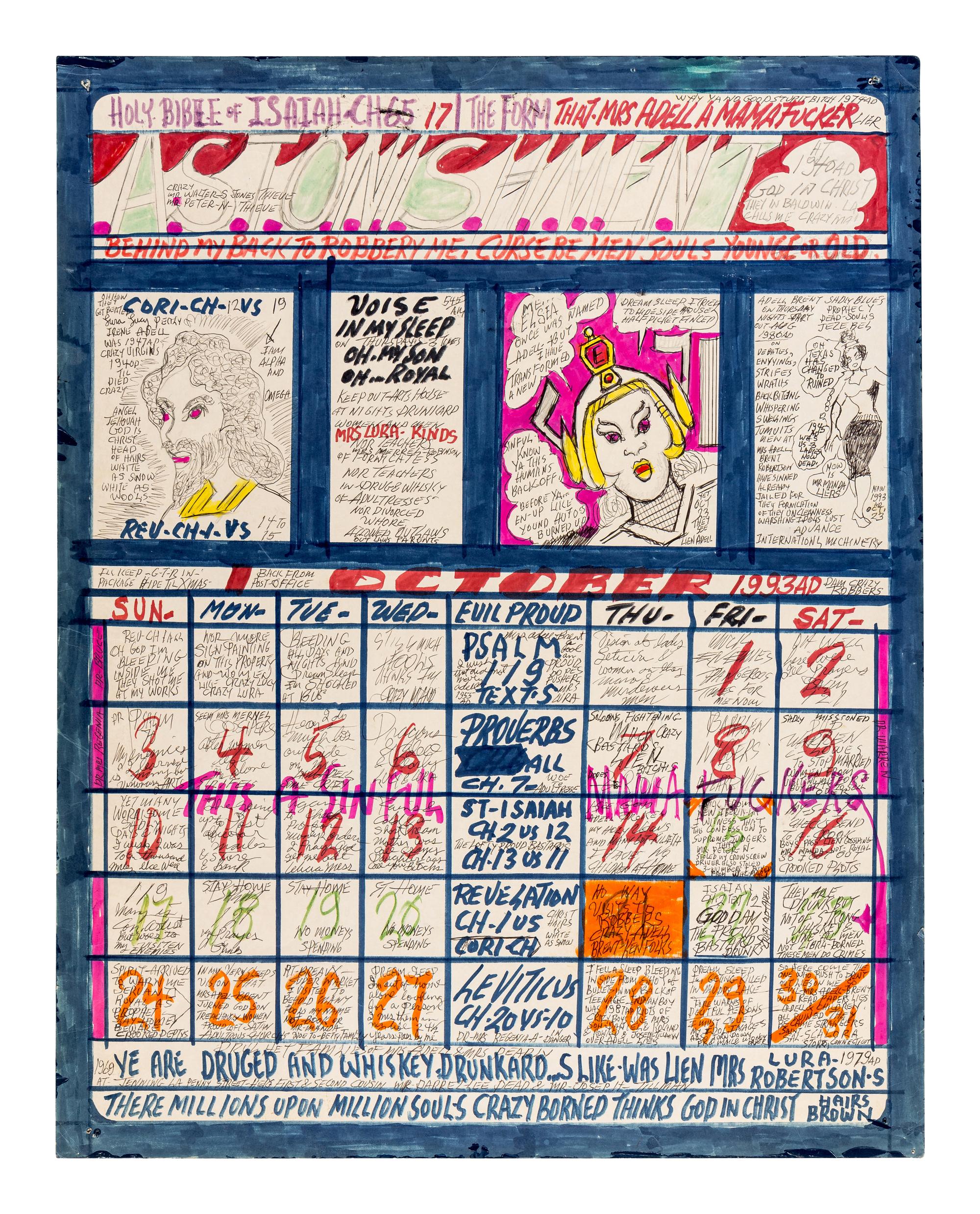 ASTONISHMENT (The Adultress) (a double-sided work)