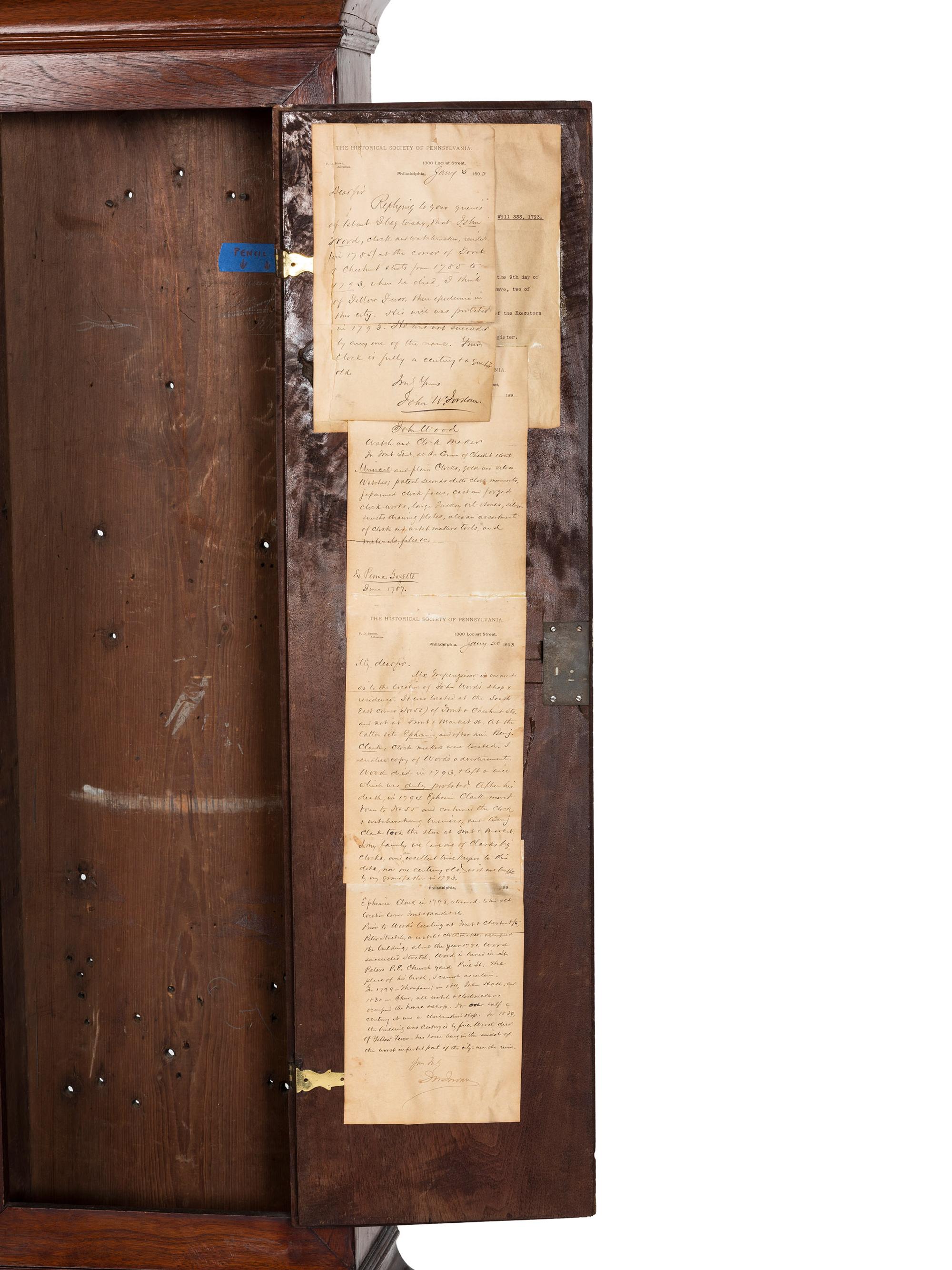 A William and Mary Walnut Tall Case Clock