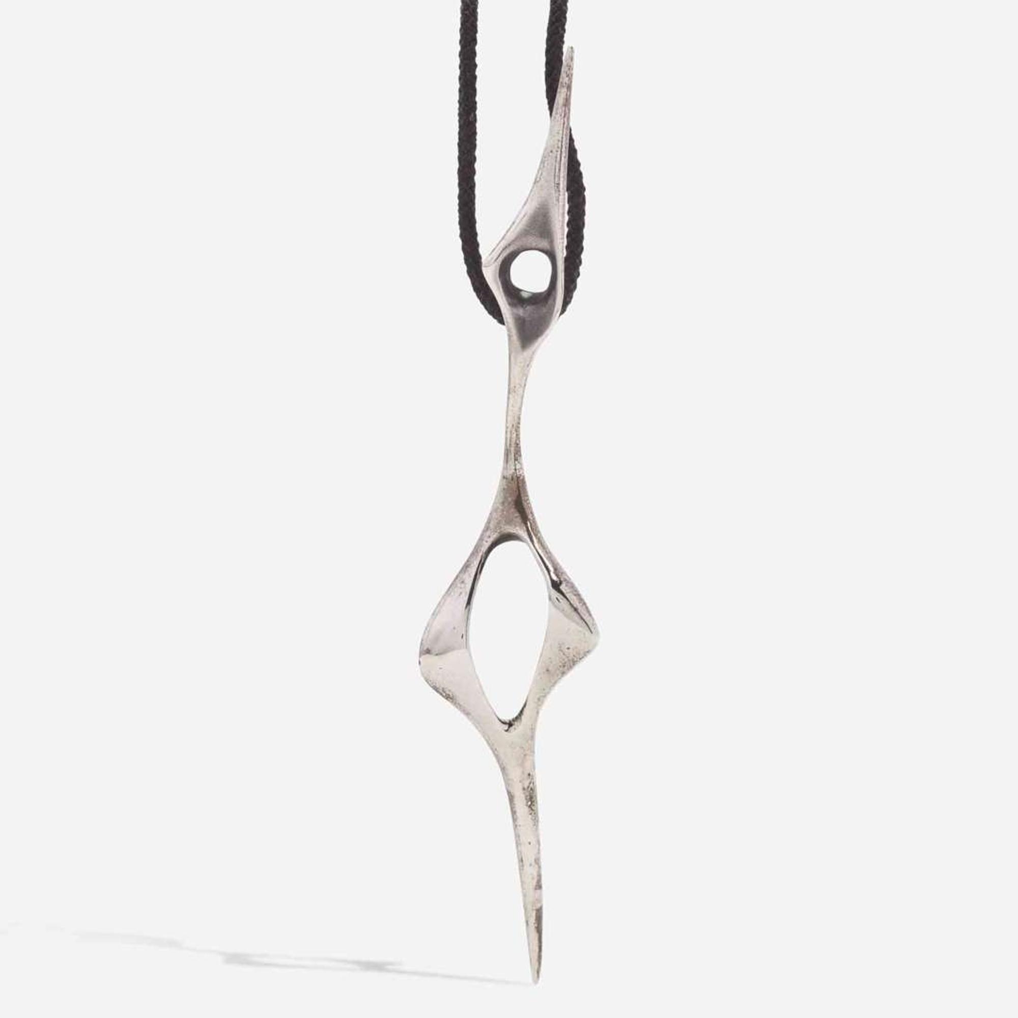 Donald Wright (American, 1930-2012) Group of Five Pendant Necklaces, USA, circa 1960s