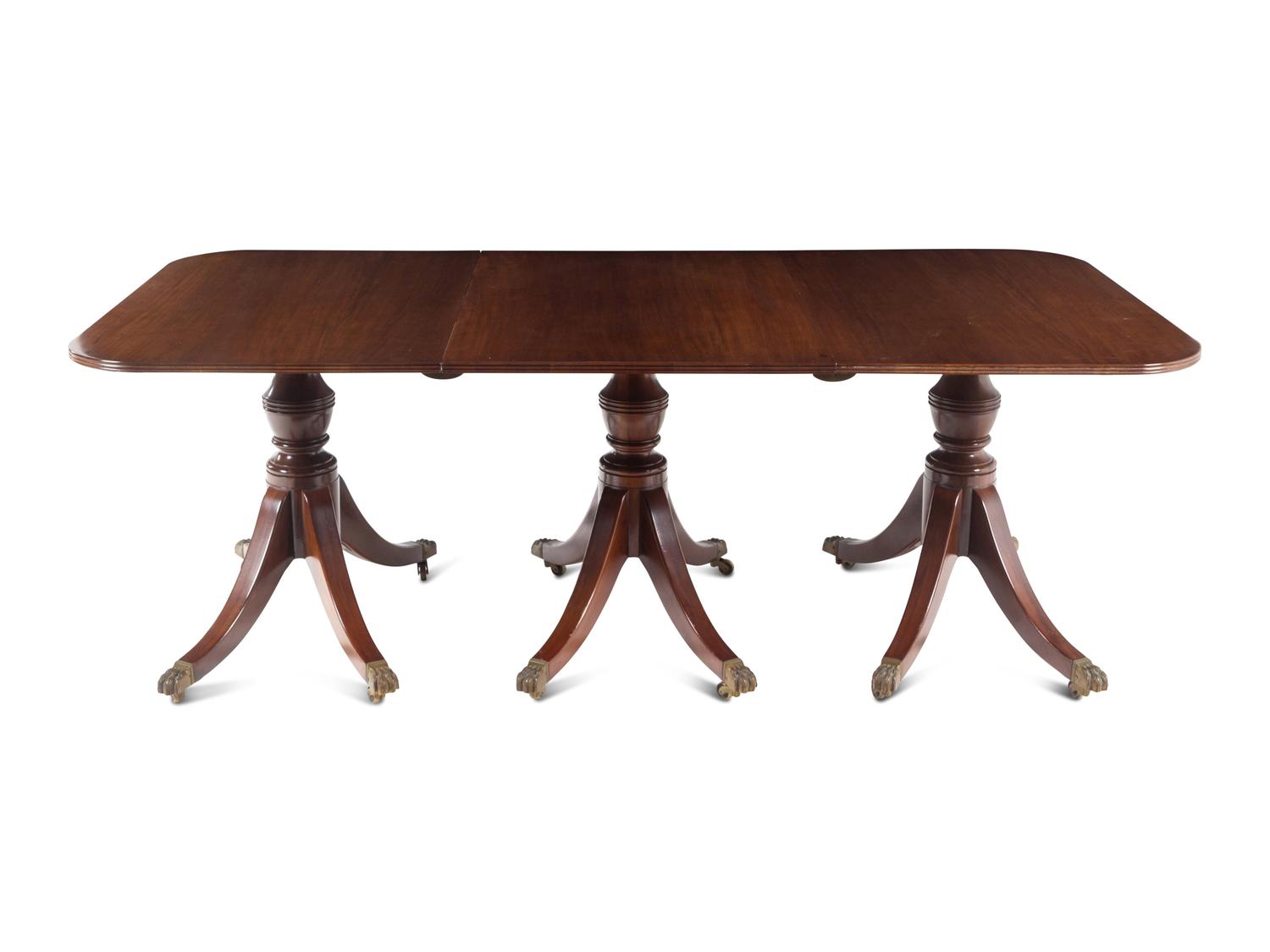 A Regency Style Mahogany Extension Dining Table