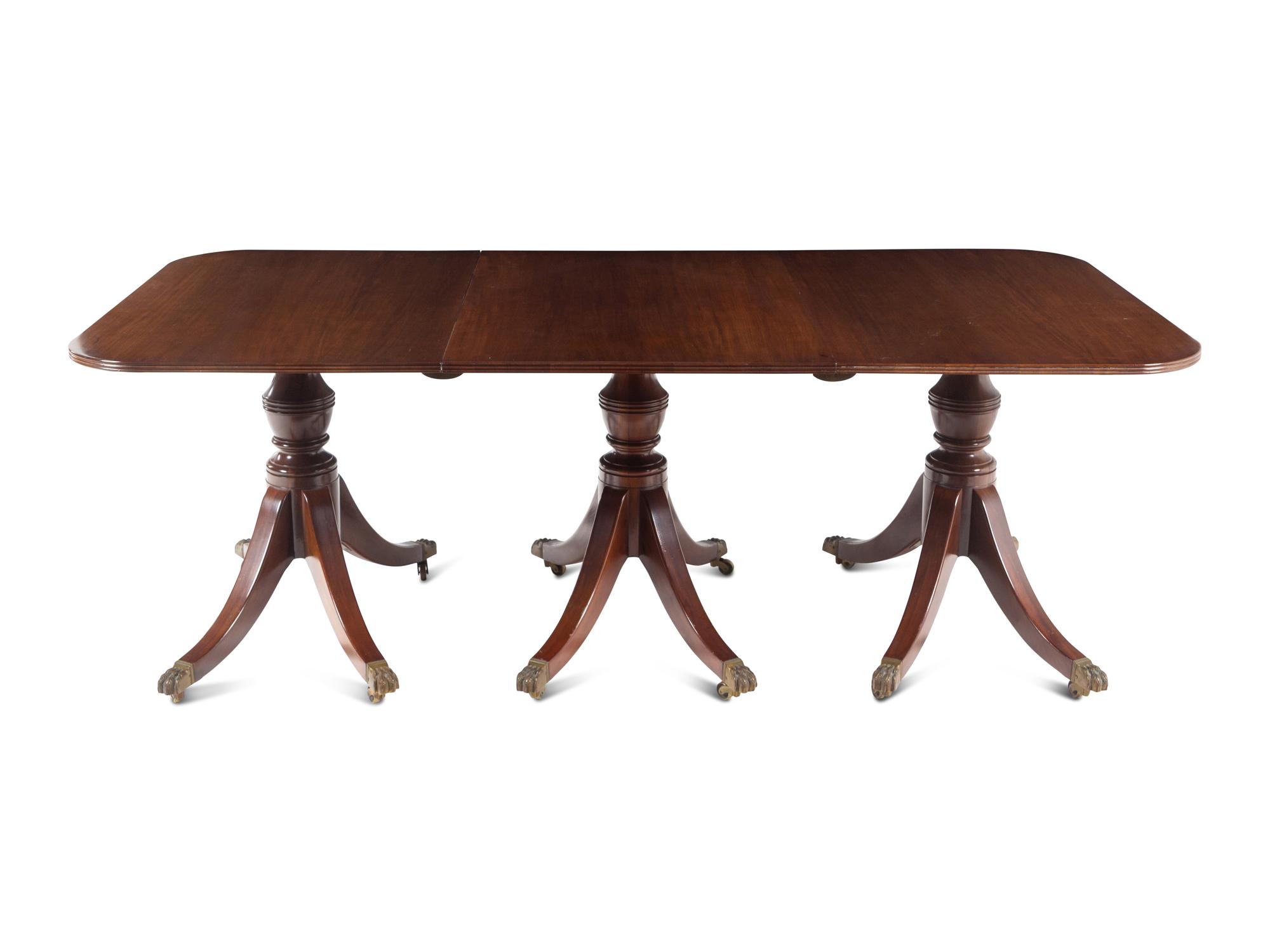 A Regency Style Mahogany Extension Dining Table