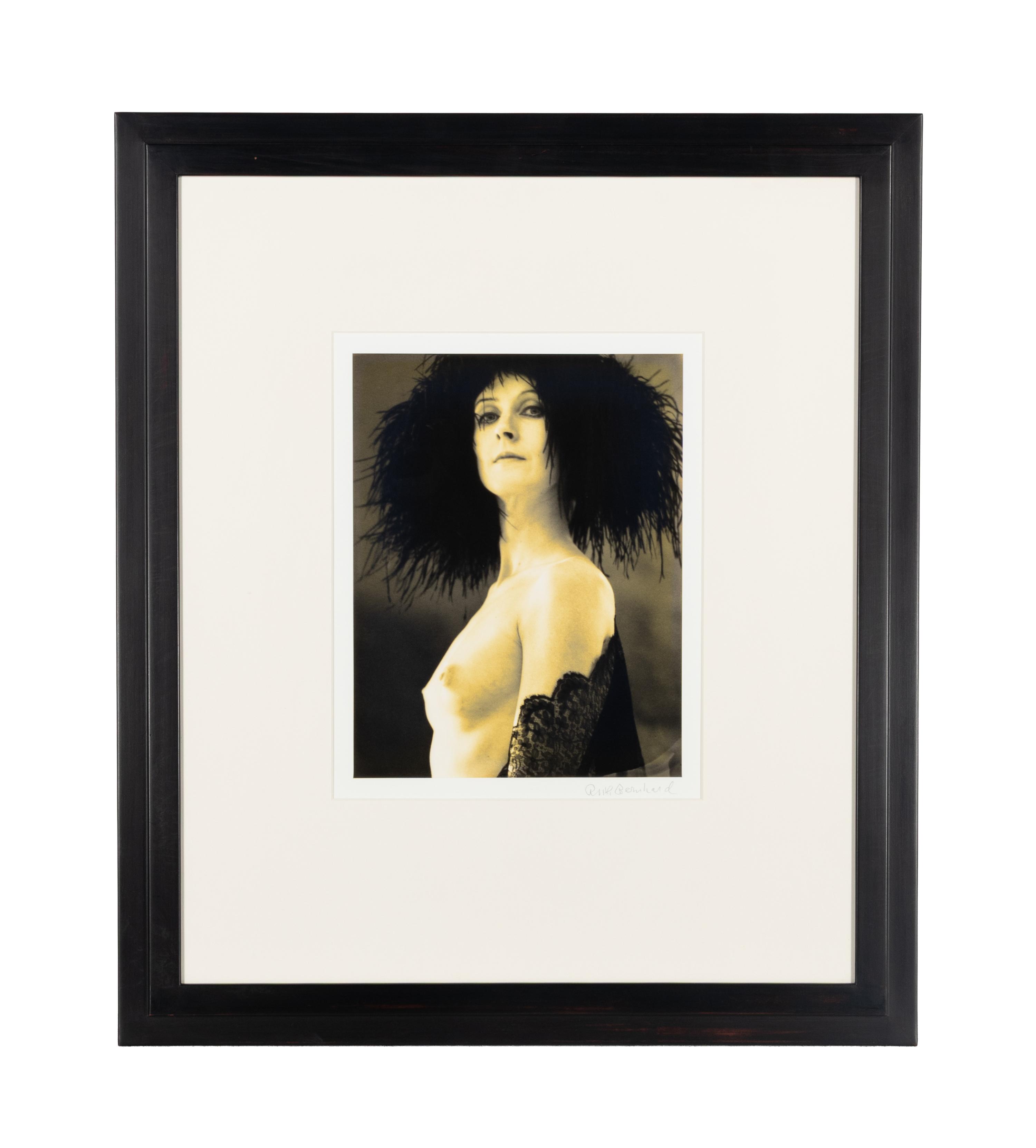Ruth Bernhard (American, 1905-2006) — Billie with Feathers, 1972; printed later