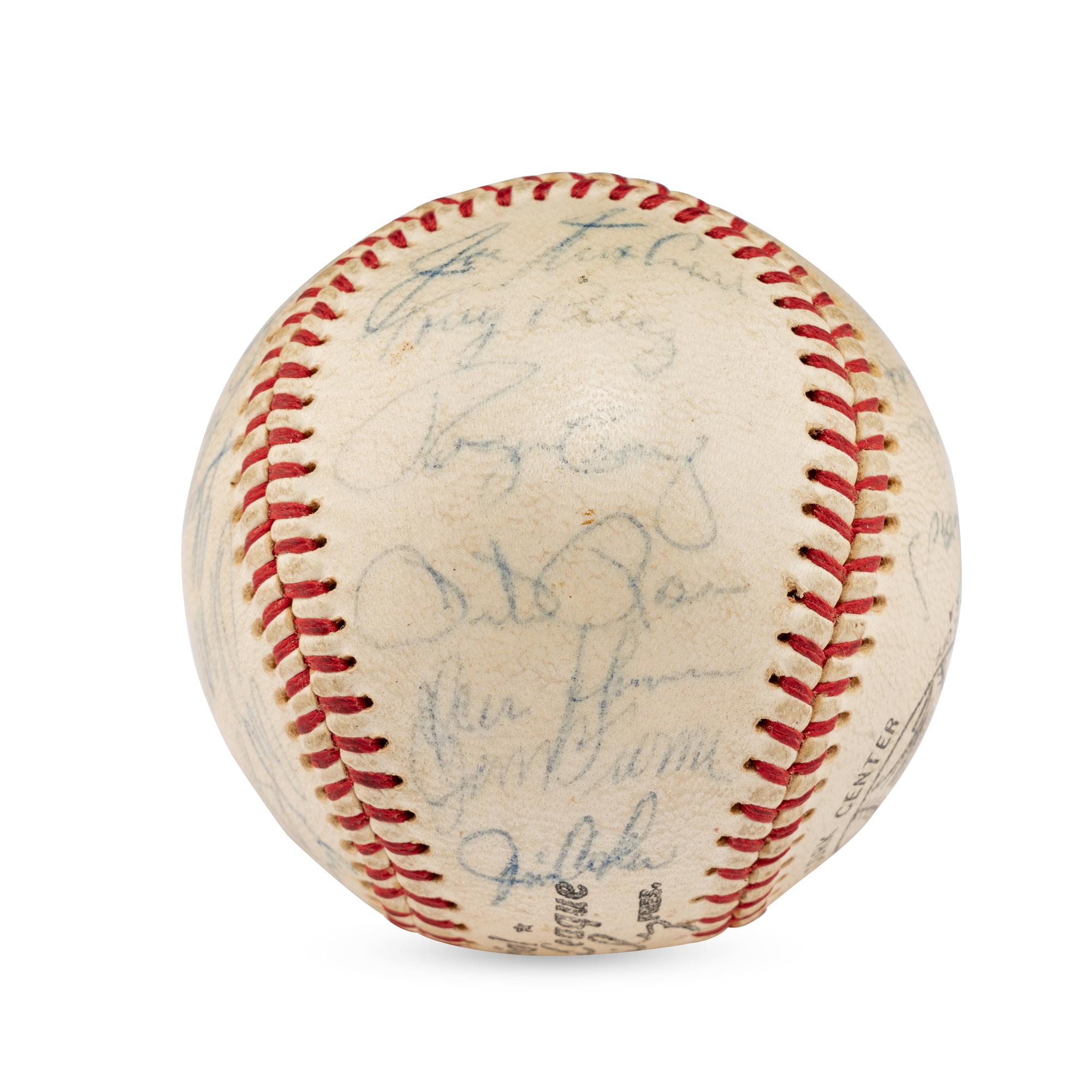 A 1965 Cincinnati Reds Team Signed Autograph Baseball Including Early Pete Rose Signature (Beckett Authentication Services)