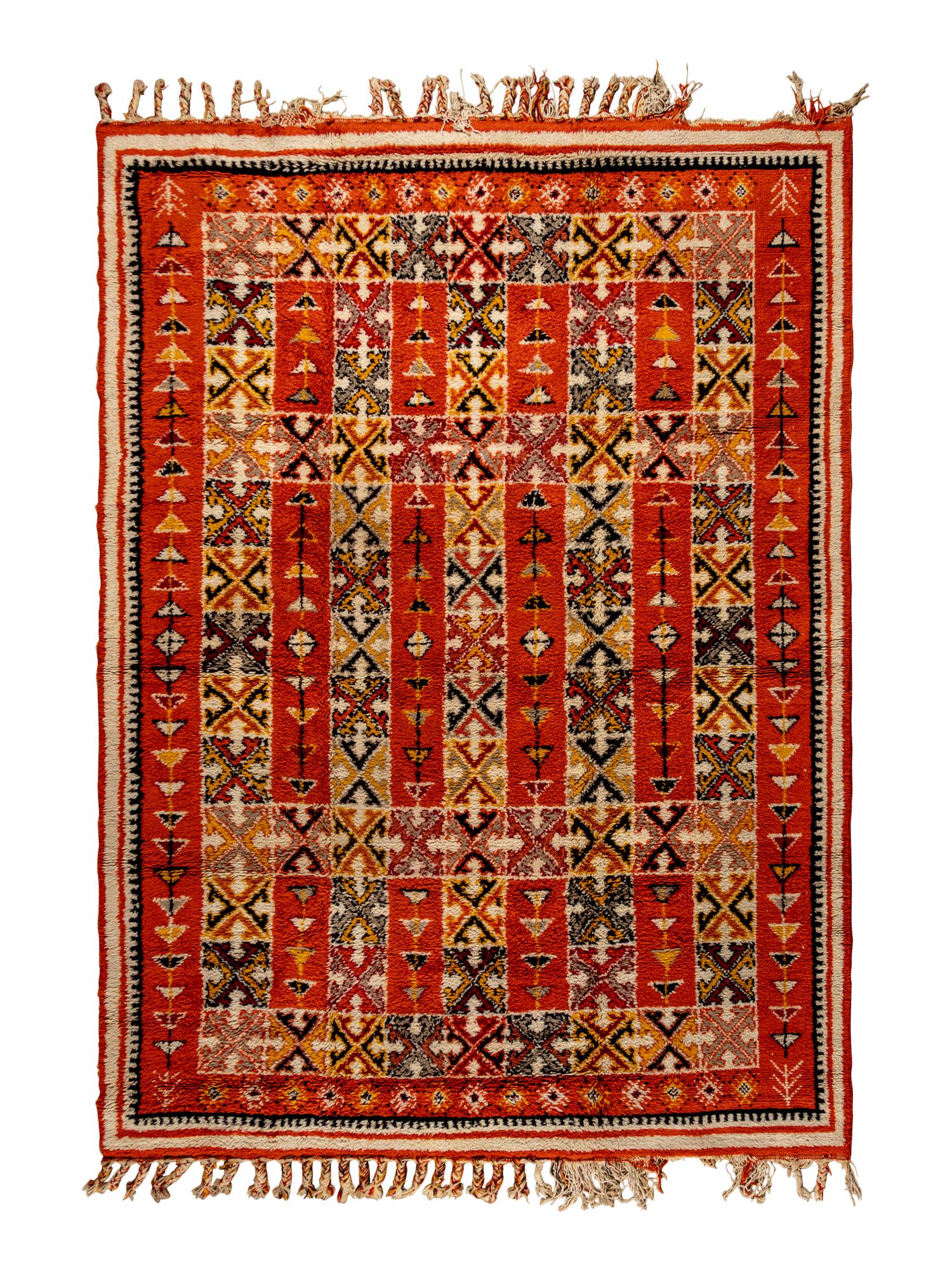 A Moroccan Wool Rug