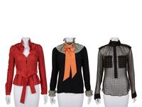 Three Yves Saint Laurent Tops: One Jacket and Two Blouses, 1970-2000s