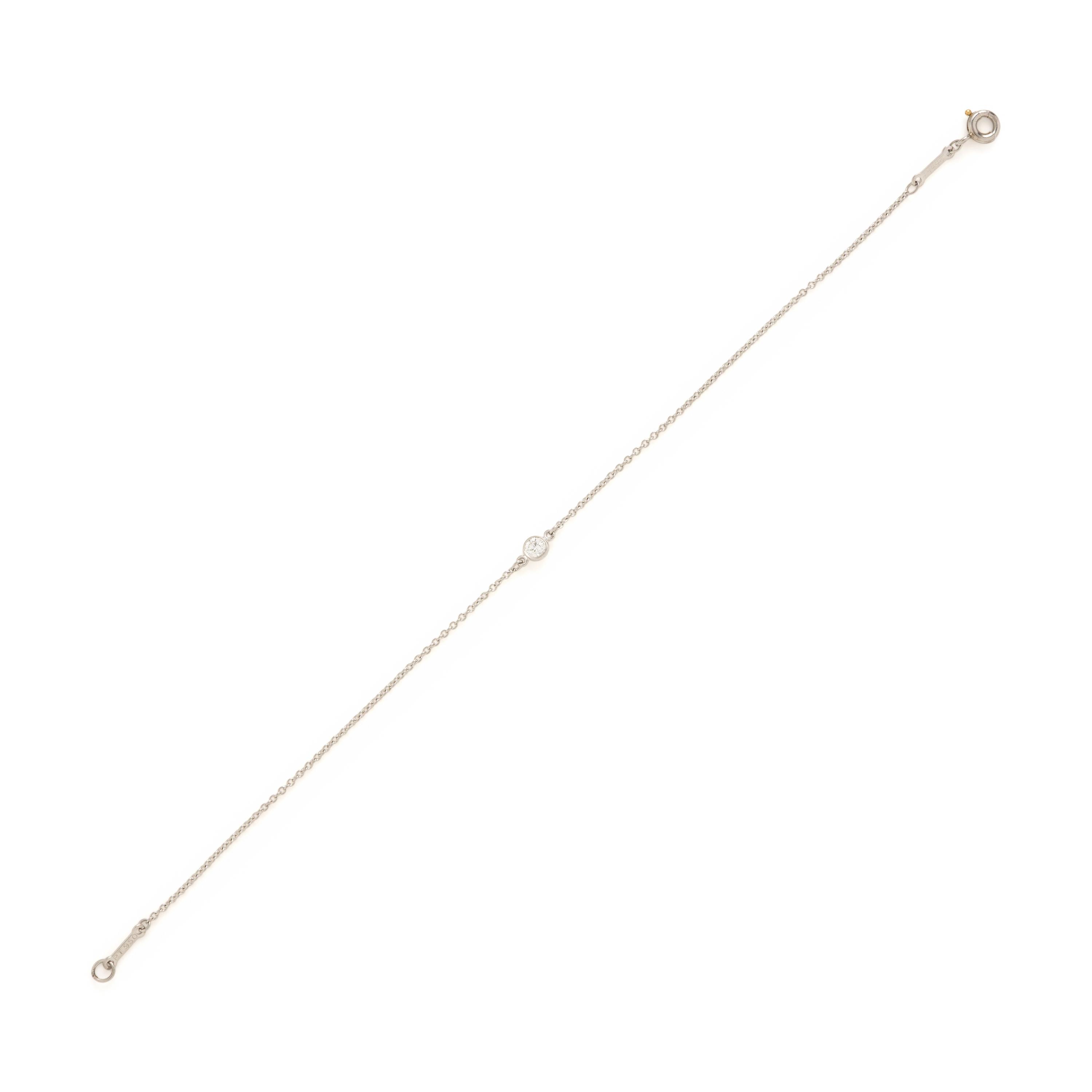 Tiffany & Co., Elsa Peretti, 'Diamonds by the Yard', Platinum and Diamond Bracelet