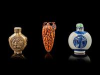 Three Chinese Snuff Bottles
