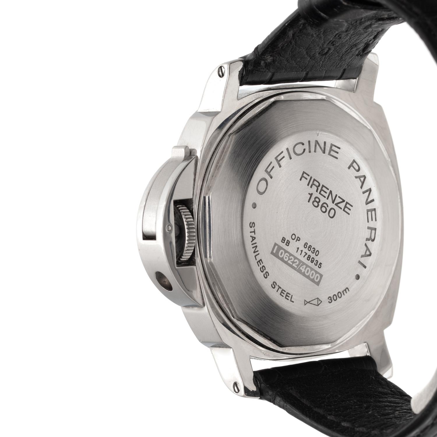PANERAI, STAINLESS STEEL REF. OP 6630 'LUMINOR MARINA' WRISTWATCH