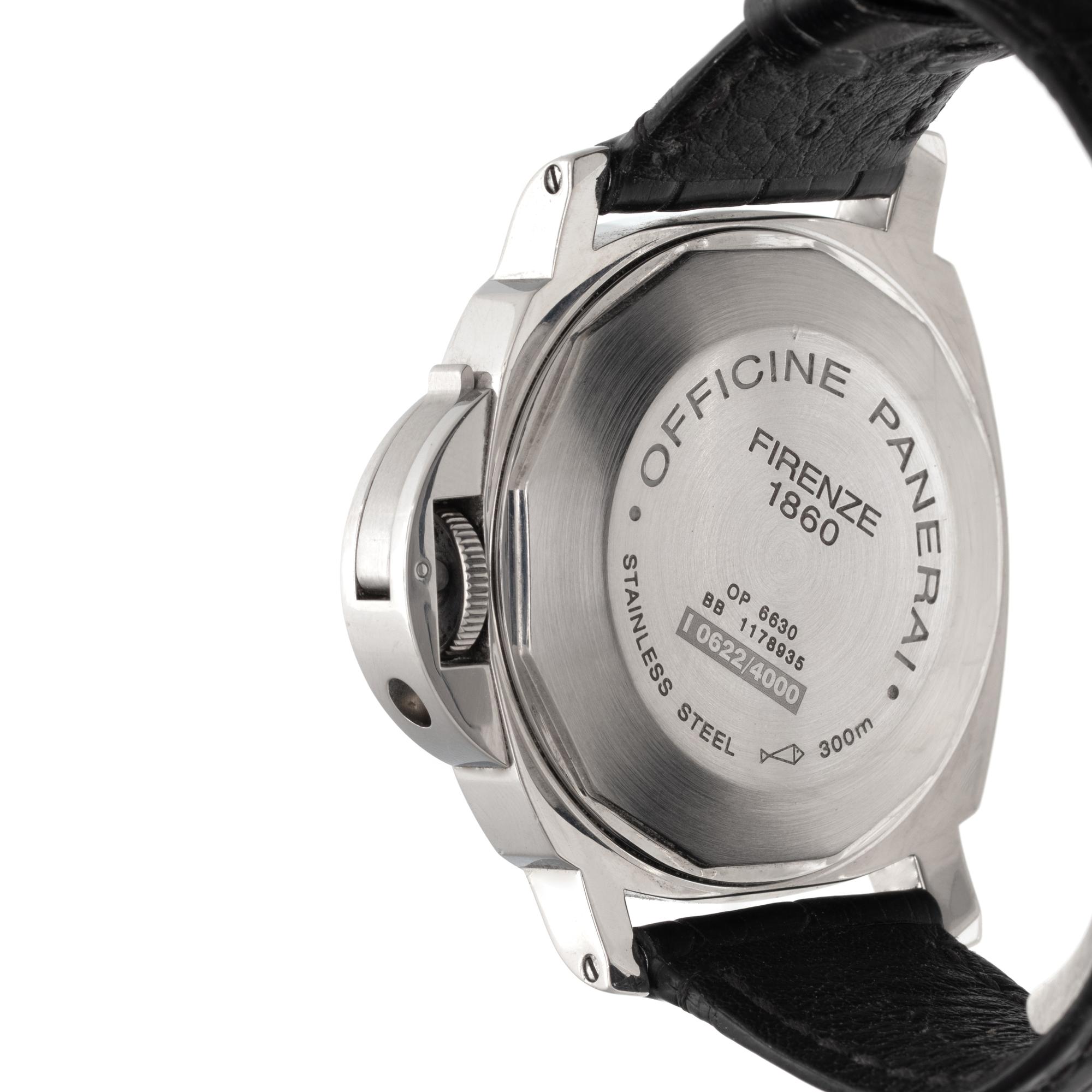 PANERAI, STAINLESS STEEL REF. OP 6630 'LUMINOR MARINA' WRISTWATCH