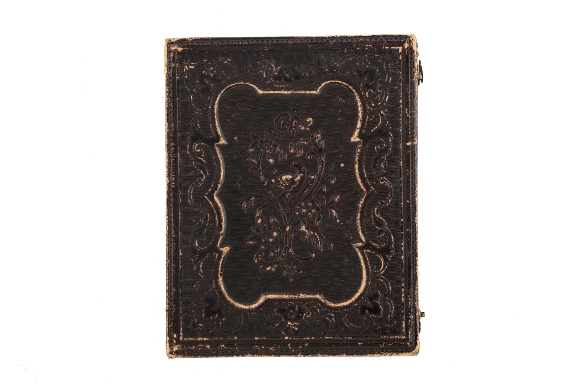[EARLY PHOTOGRAPHY]. A group of 2 occupational daguerreotypes, incl. a lawyer and possible carpenter with his family.