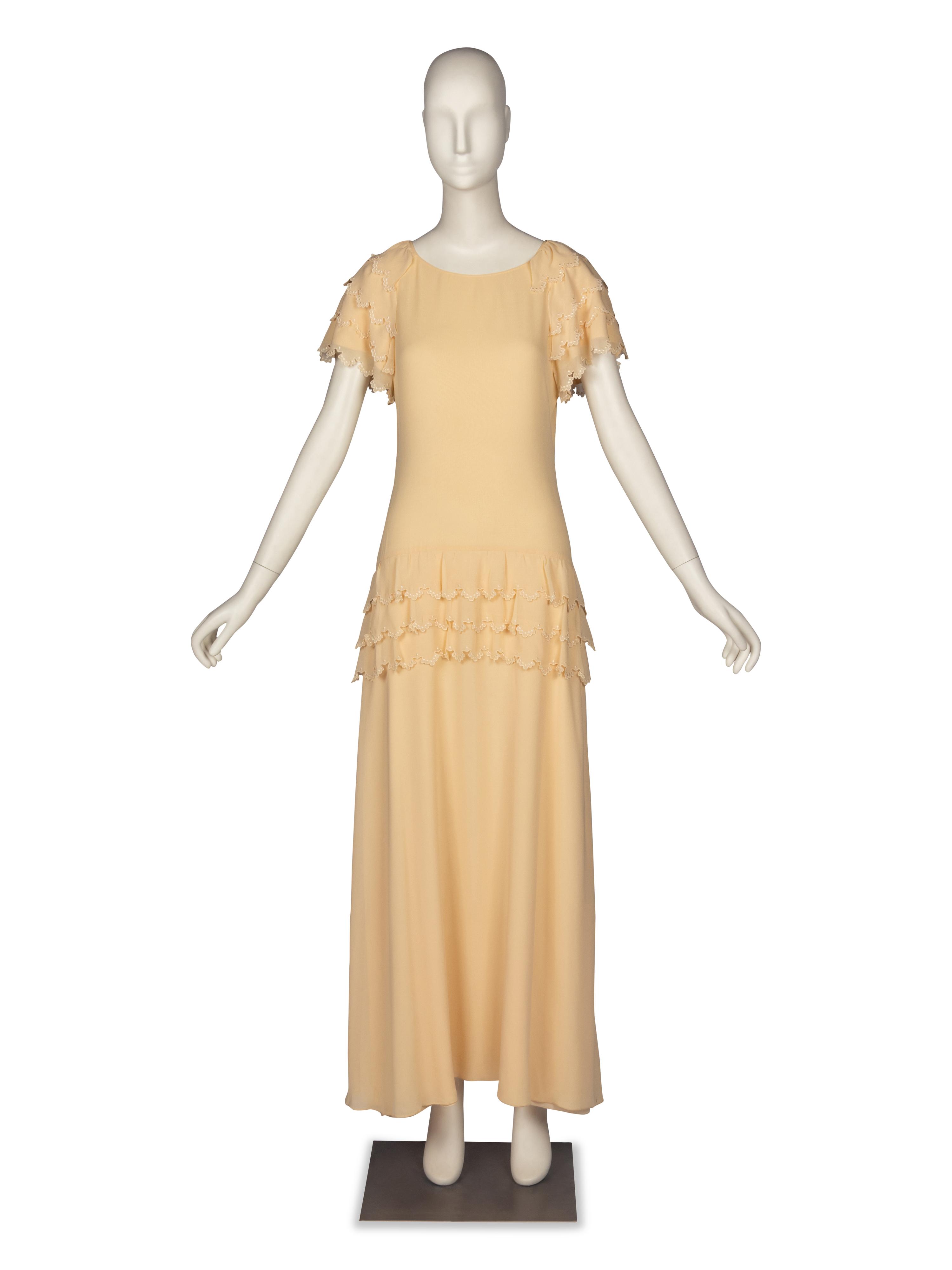 Karl Lagerfeld for Chloé Gown, 1981