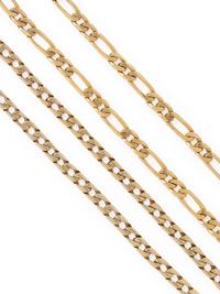 TWO YELLOW GOLD NECKLACES
