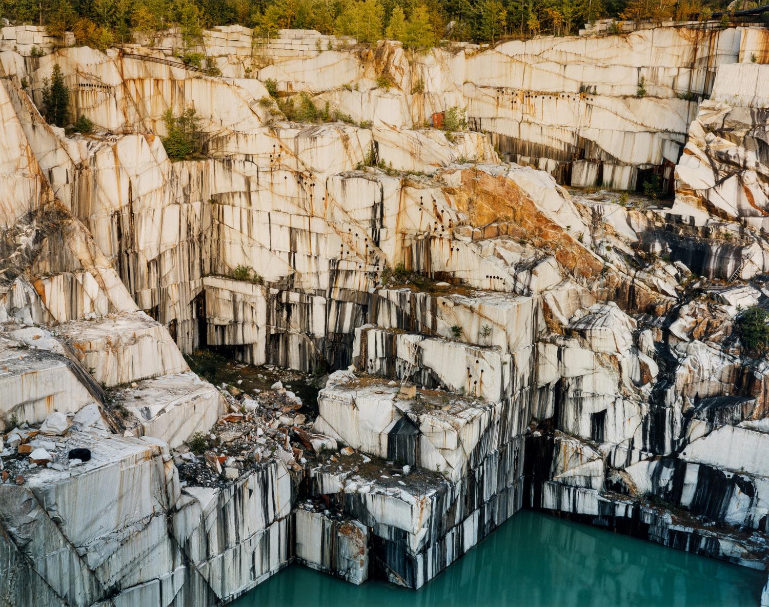Edward Burtynsky (born 1955) Rock of Ages #23, Abandoned Section, Adam-Pirie Quarry, Barre, Vermont, 1991