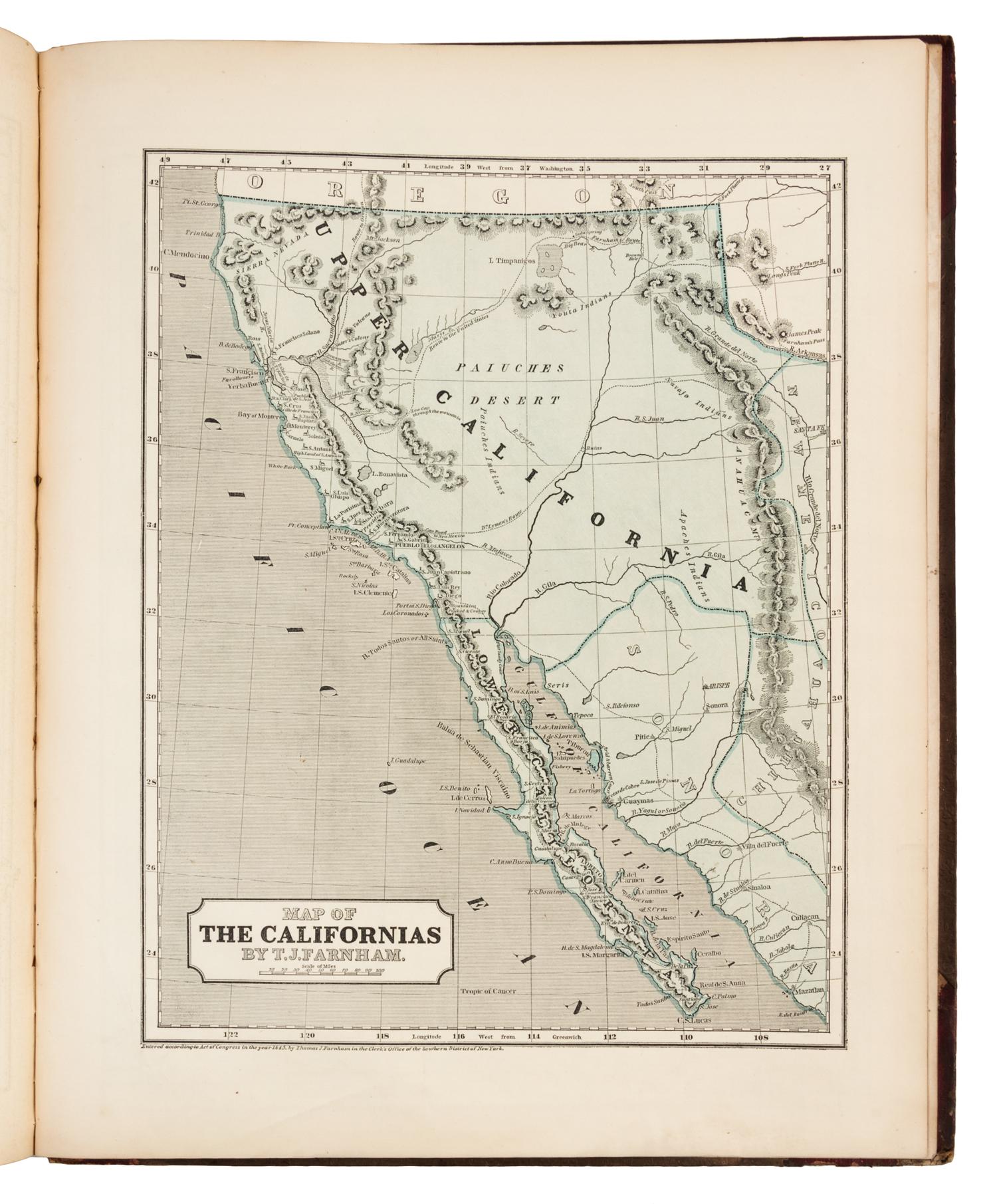 MORSE, Sidney Edward (1794-1871) and Samuel BREESE (1802-1873). Morse's North American Atlas. New York 1842 [but 1845].