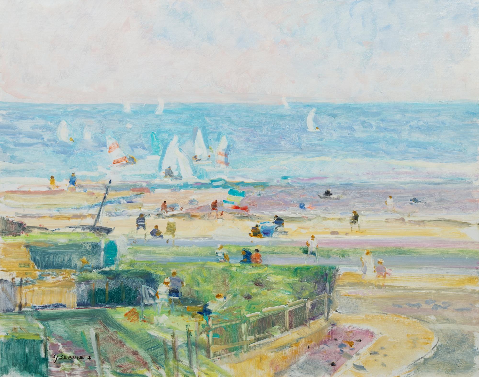 Gaston Sébire, (French, 1920–2001), Untitled (View of the Harbor)
