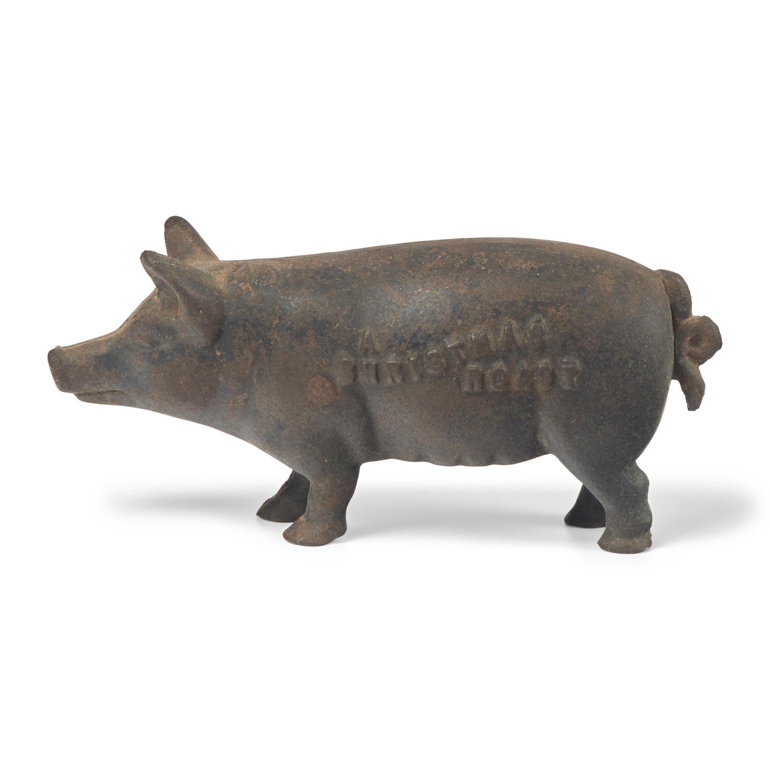 A Group of Five Animal-Form Cast Iron Banks