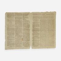 [American Revolution] [Arnold, Benedict] Group of 2 Newspapers on the Treason of Benedict Arnold