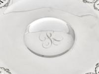 Six American Silver Floral Repoussé Table Articles