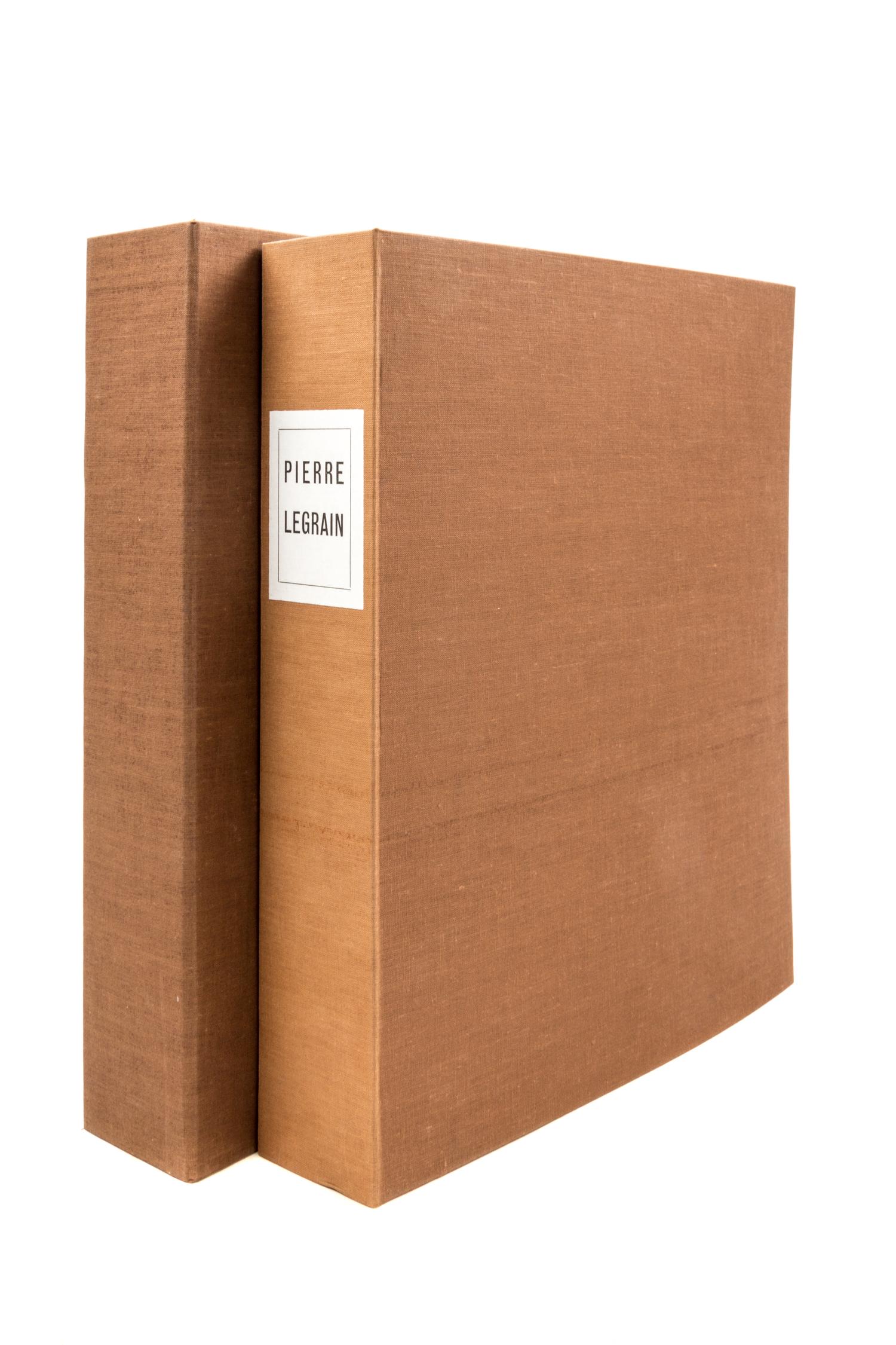 (BOOK BINDING; LEGRAIN, PIERRE) ANTHOINE, JACQUE-LEGRAIN, et al. Pierre Legrain relieur. Paris, 1965. Limited, signed