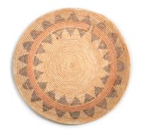 A Monumental Jicarilla Apache Wedding Basket Diameter 36 1/2 inches.